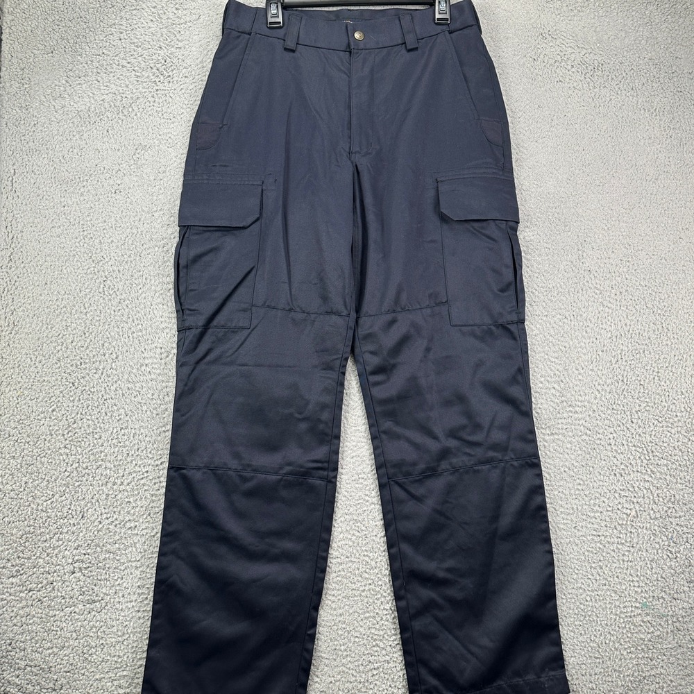 5.11 Tactical Pants Mens 32 Cargo Dark Blue Straight Workwear EUC